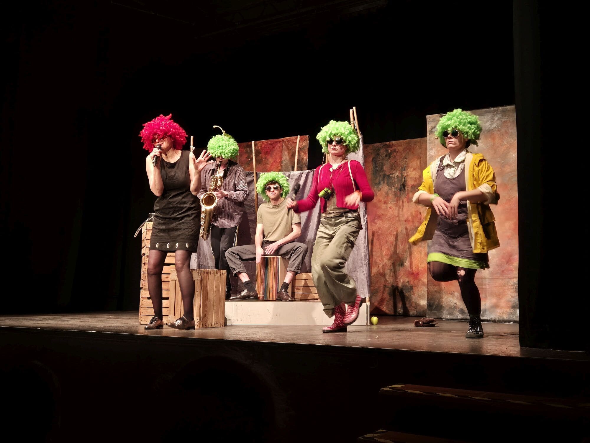 Vorführung eines Theaterstücks